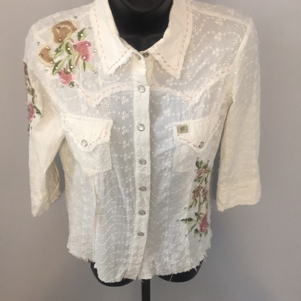 MISS ME COWGIRL SEQUIN SHIRT